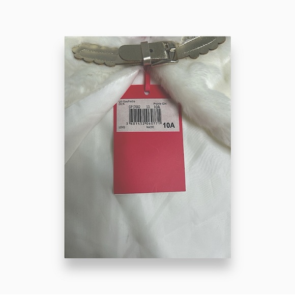 Lili Gaufrette || Paris Prairie Girl White Faux Fur Vest size 10 years - Picture 5 of 7